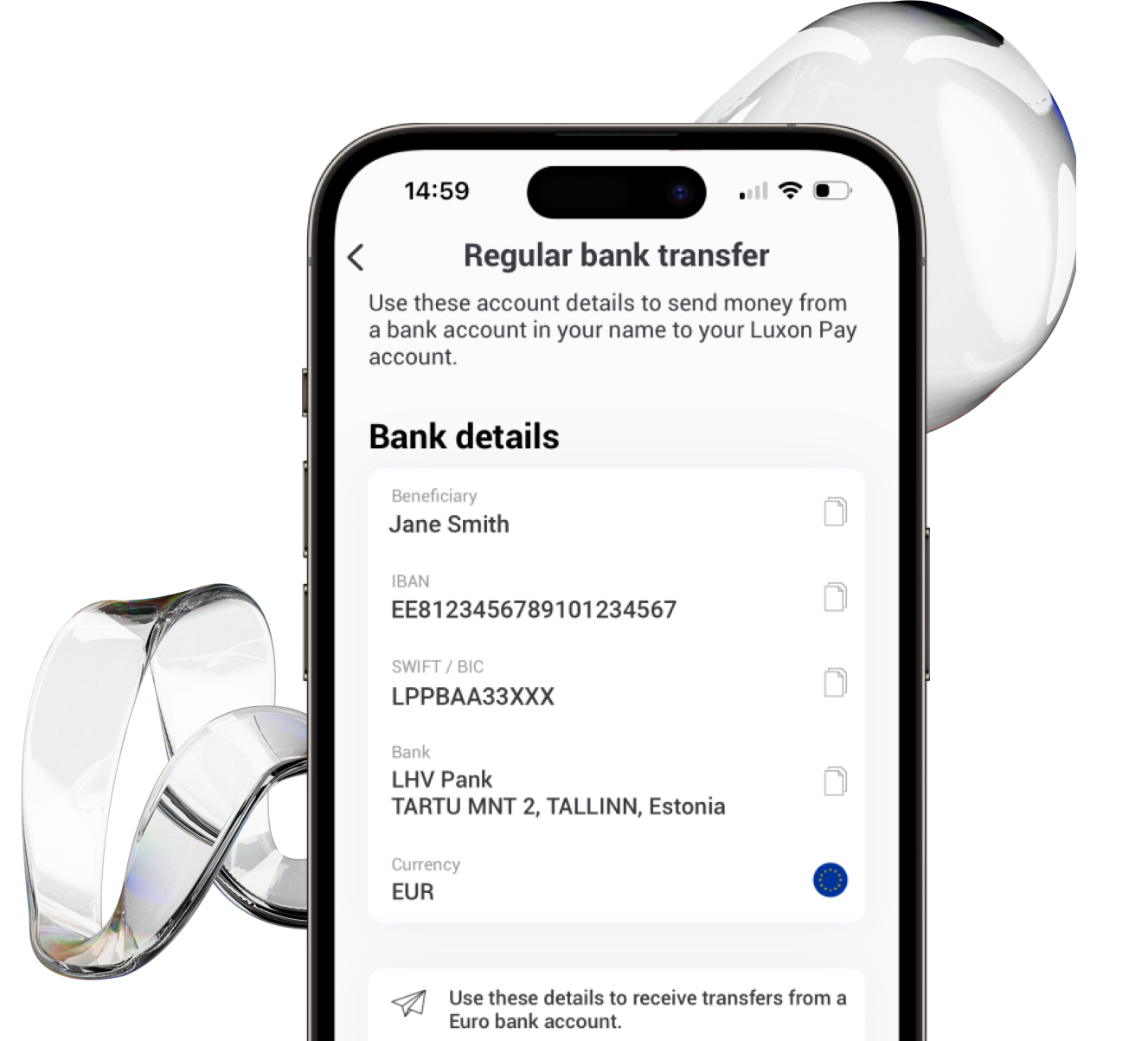 Transferência bancária normal