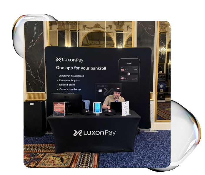 Please visit the Luxon Pay booth on site